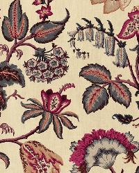 Tree Of Life Spice On Linen by  Schumacher Fabric 