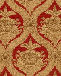 Haddon Hall Damask Venetian Red by  Schumacher Fabric 