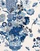 Schumacher Fabric LANSDALE BOUQUET PORCELAIN