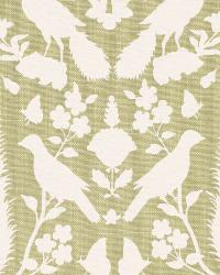 Chenonceau Sage by  Schumacher Fabric 