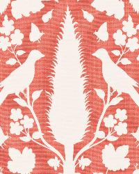 Chenonceau Coral by  Schumacher Fabric 
