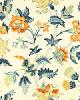 Schumacher Fabric ALANA FLORAL VINE APRICOT
