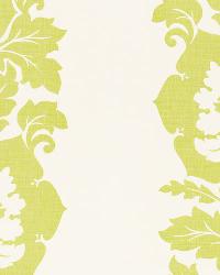 Margate Damask Print Apple by  Schumacher Fabric 