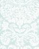 Schumacher Fabric BARRESA DAMASK AQUA