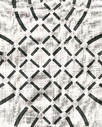 Trellis Knot Ivory  Onyx by  Schumacher Fabric 