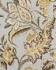 Schumacher Fabric CEYLON FLORAL VINE MINERAL