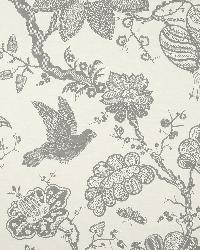 Bali Vine Charcoal by  Schumacher Fabric 
