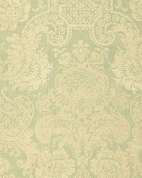 Padova Damask Print Sea Glass by  Schumacher Fabric 