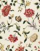 Schumacher Fabric AVEBURY FLORAL VINE DOCUMENT ROSE