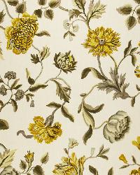Avebury Floral Vine Citrine by  Schumacher Fabric 