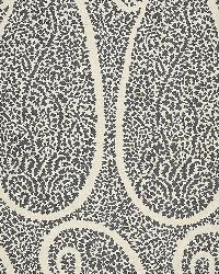Ambala Paisley Ash by  Schumacher Fabric 