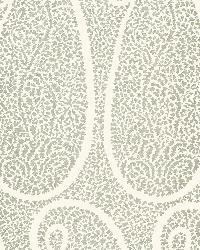 Ambala Paisley Fog by  Schumacher Fabric 