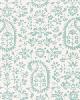 Schumacher Fabric KALIKA PAISLEY PRINT AQUAMARINE