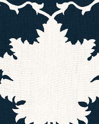 Garden Of Persia Bleu Marine by  Schumacher Fabric 
