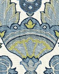 Mataura Linen Print Aegean by  Schumacher Fabric 