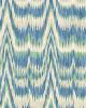 Schumacher Fabric KAMALIA IKAT PRINT AEGEAN