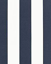 Geyer Stripe Navy by  Schumacher Fabric 
