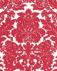 Schumacher Fabric MELOGRANO ROUGE/GREY