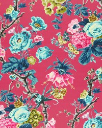 Elizabeth Multi Rouge by  Schumacher Fabric 