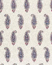 Lindienne Rouge Prussian Blue by  Schumacher Fabric 