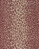 Schumacher Fabric ICONIC LEOPARD RAISIN/NATURAL
