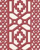 Schumacher Fabric ZANZIBAR TRELLIS MATTE LACQUER