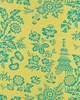 Schumacher Fabric SONG GARDEN CHARTREUSE