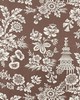 Schumacher Fabric SONG GARDEN COCOA