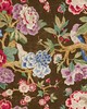 Schumacher Fabric BERMUDA BLOSSOMS COCOA