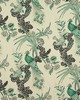 Schumacher Fabric PEACOCK EMERALD