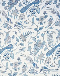 Campagne Bleu  Gris by  Schumacher Fabric 