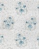Schumacher Fabric CASSIS FLORAL BLEU