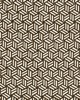 Schumacher Fabric TUMBLING BLOCKS CHOCOLATE