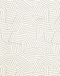 Deconstructed Stripe Greige by  Schumacher Fabric 