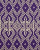 Schumacher Fabric ASAKA IKAT VIOLET