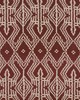 Schumacher Fabric ASAKA IKAT RAISIN