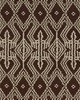Schumacher Fabric ASAKA IKAT ESPRESSO