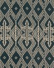Schumacher Fabric ASAKA IKAT CHARCOAL