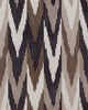 Schumacher Fabric KASHGAR IKAT CARBON & TEAK