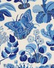 Schumacher Fabric EXOTIC BUTTERFLY MARINE