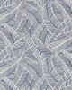 Schumacher Fabric ABSTRACT LEAF NAVY