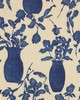 Schumacher Fabric HUGO FLORAL INDIGO