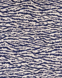 Animaux Navy by  Schumacher Fabric 