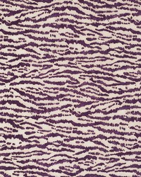 Animaux Eggplant by  Schumacher Fabric 