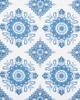Schumacher Fabric MONTECITO MEDALLION INDIGO