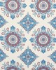 Schumacher Fabric MONTECITO MEDALLION RED