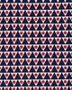 Schumacher Fabric PENNANT II NAVY & RED