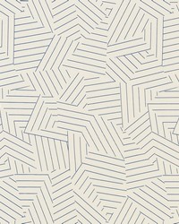 Deconstructed Stripe Ii Cobalt by  Schumacher Fabric 