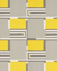 Design 101 Grey & Yellow by  Schumacher Fabric 