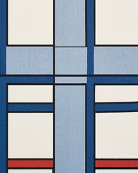 Design 103 Blue & Red by  Schumacher Fabric 